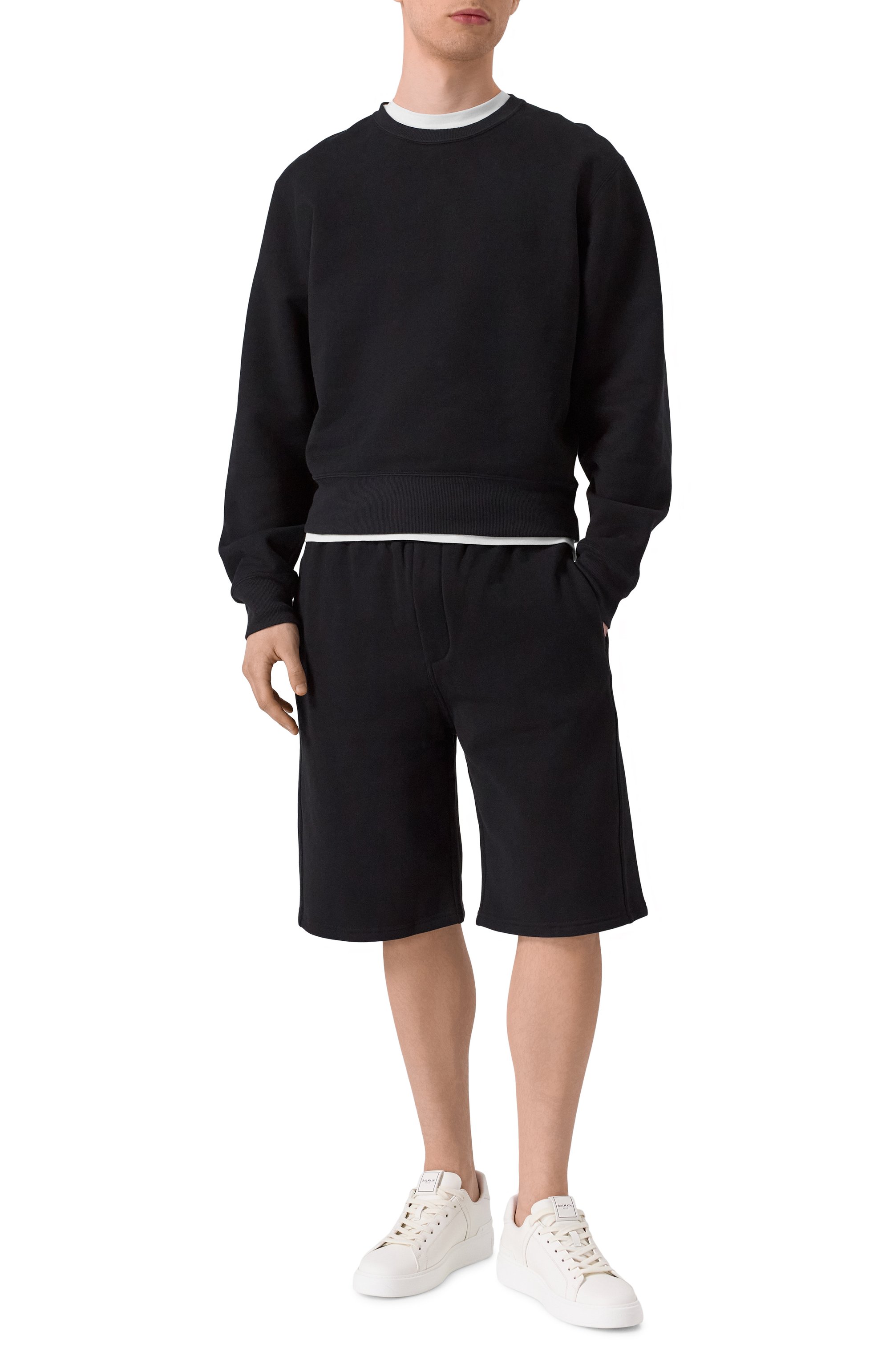 Хлопковые шорты SAINT LAURENT, арт. 820126/Y36SW, фото 2