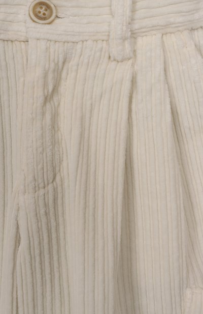 Вельветовые брюки-карго ELEVENTY кремового цвета по цене 20600 руб., арт. EX6P30/V0162/6-8, фото 3 Вельветовые брюки-карго ELEVENTY, арт. EX6P30/V0162/6-8, фото 3