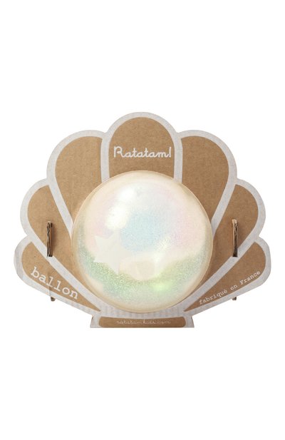 Мяч-попрыгунчик shell PLAYFOREVER, арт. B045-10 - SHELL BALL WHITE 10 CM, фото 1