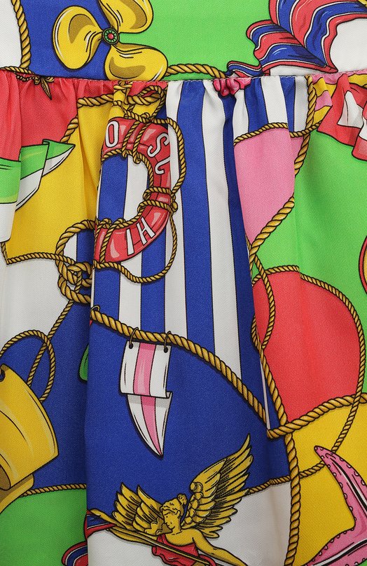 Юбка из вискозы Moschino Разноцветный, фото 3