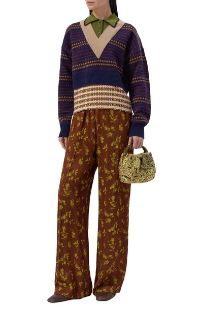 Сумка crisp DRIES VAN NOTEN зеленого цвета по цене 105000 руб., арт. 011508/4020, фото 3 Сумка crisp DRIES VAN NOTEN, арт. 011508/4020, фото 3
