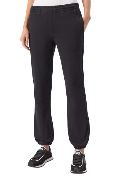 Хлопковые джоггеры BURBERRY черного цвета по цене 95450 руб., арт. 8110972, фото 3 Хлопковые джоггеры BURBERRY, арт. 8110972, фото 3