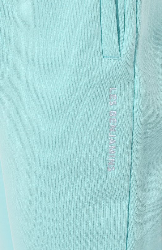 Хлопковые джоггеры Les Benjamins Голубой, фото 5