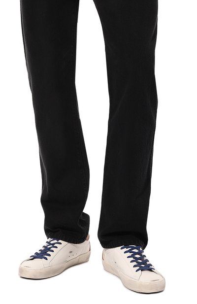 Кожаные кеды super-star GOLDEN GOOSE DELUXE BRAND белого цвета по цене 52700 руб., арт. GMF00102.F004793, фото 3 Кожаные кеды super-star GOLDEN GOOSE DELUXE BRAND, арт. GMF00102.F004793, фото 3