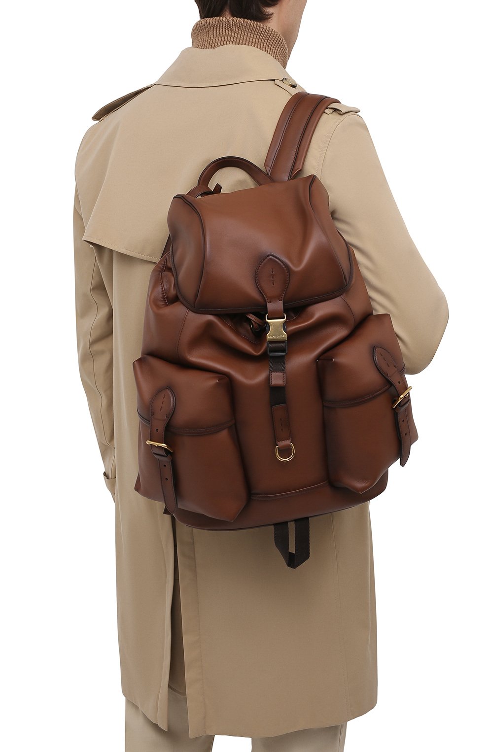 Кожаный рюкзак RALPH LAUREN коричневого цвета по цене 334500 руб., арт. 437859536, фото 2 Кожаный рюкзак RALPH LAUREN, арт. 437859536, фото 2