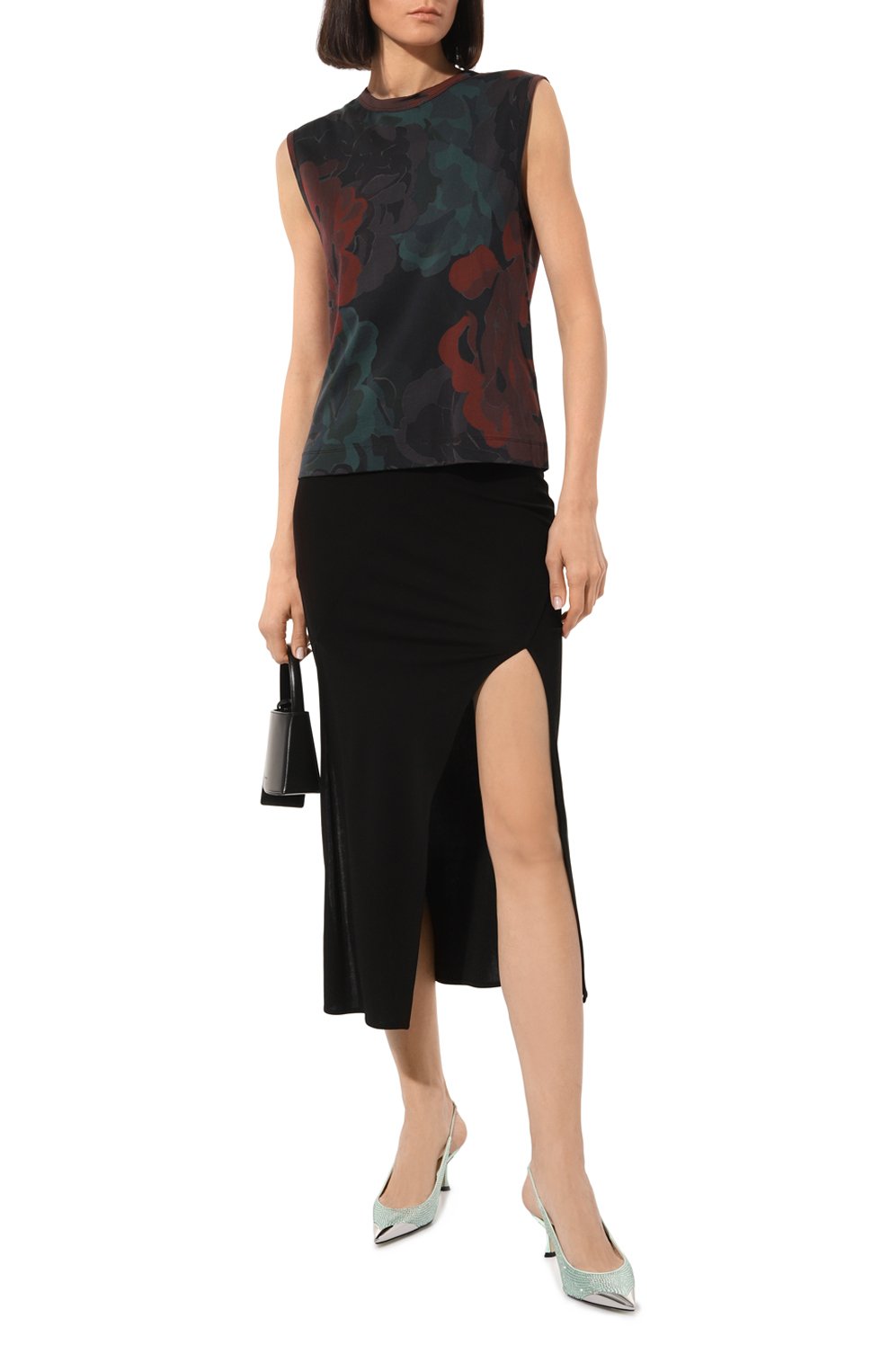 Хлопковый топ DRIES VAN NOTEN разноцветного цвета по цене 33550 руб., арт. 231-011165-6624, фото 2 Хлопковый топ DRIES VAN NOTEN, арт. 231-011165-6624, фото 2