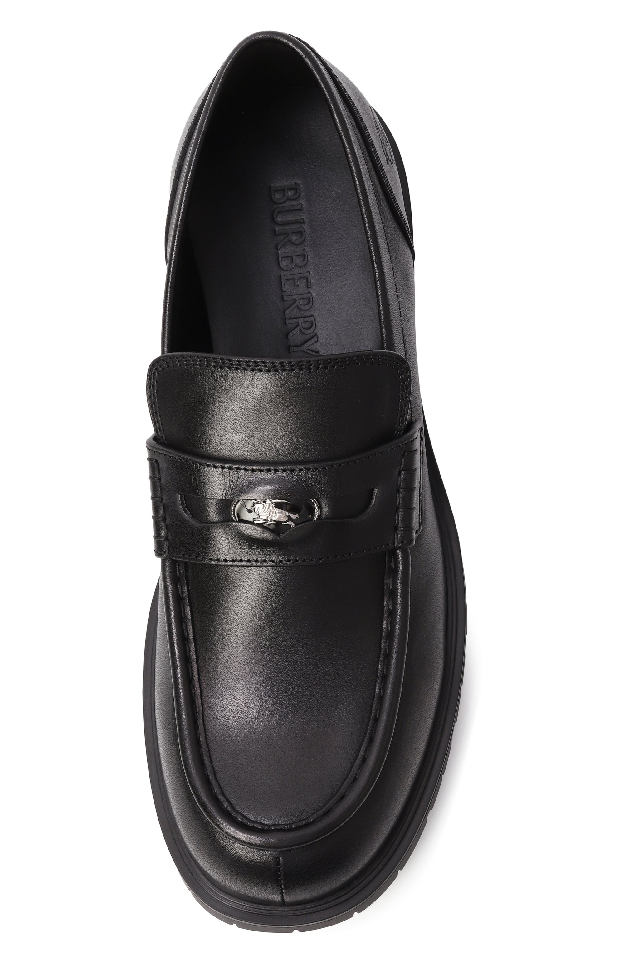 Кожаные пенни-лоферы rogue BURBERRY, арт. 8111385, фото 6