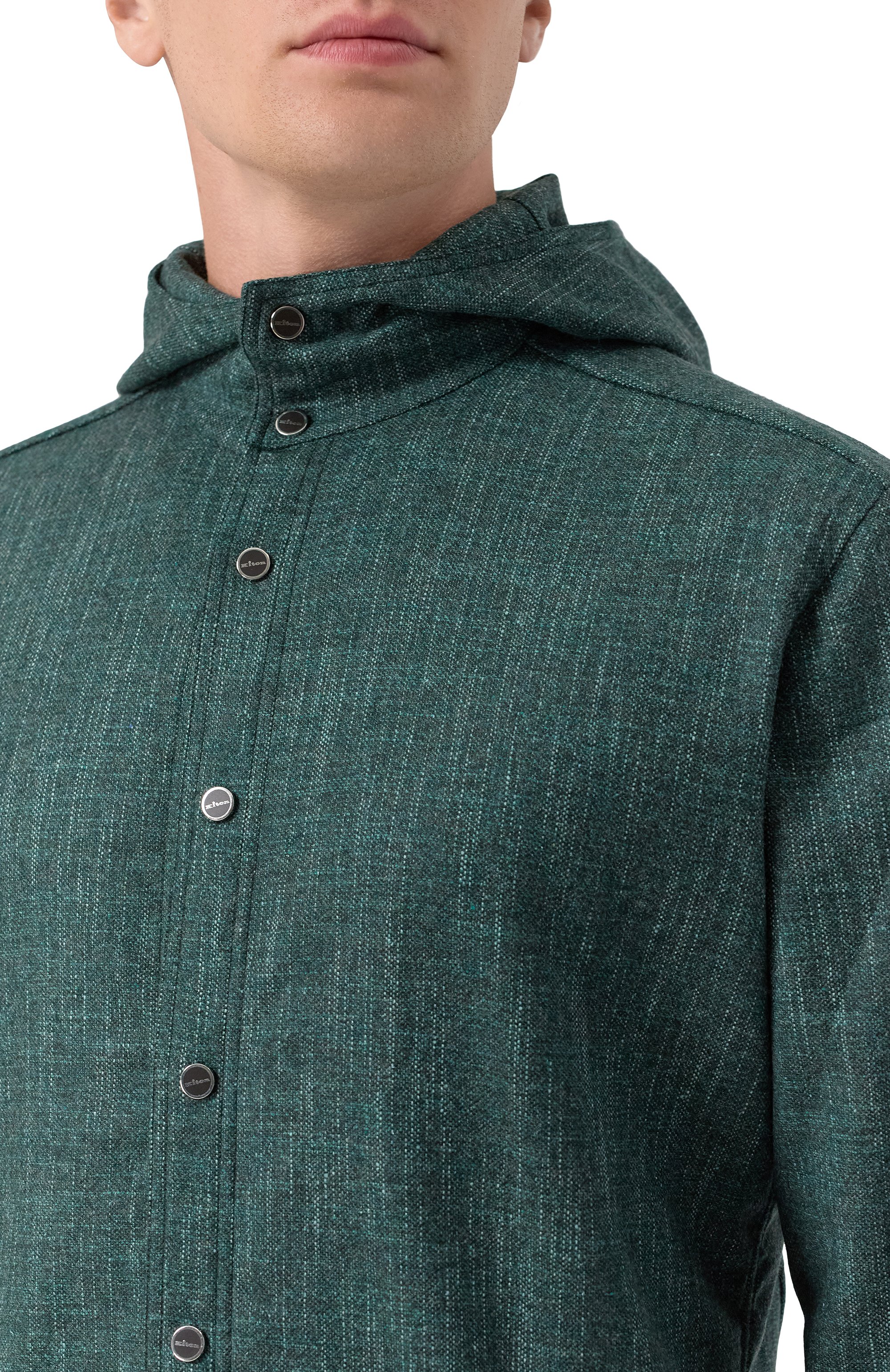 Рубашка из шерсти и шелка KITON, арт. UMCMARK0119G12, фото 5