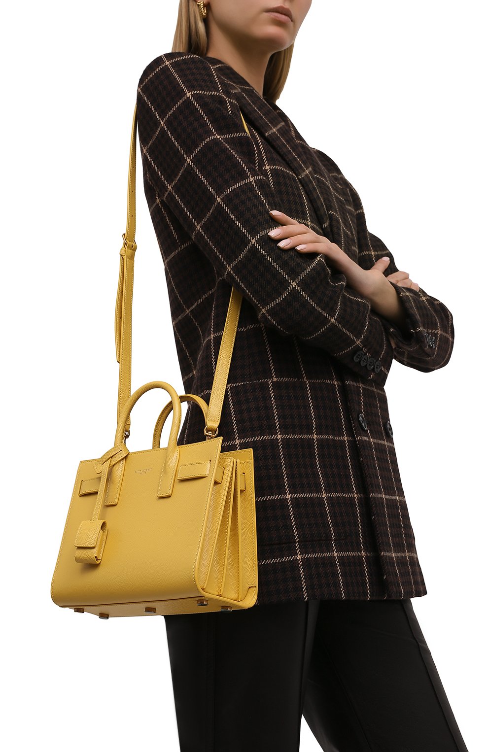 Сумка sac de jour nano SAINT LAURENT, арт. 392035/B0WEW, фото 6