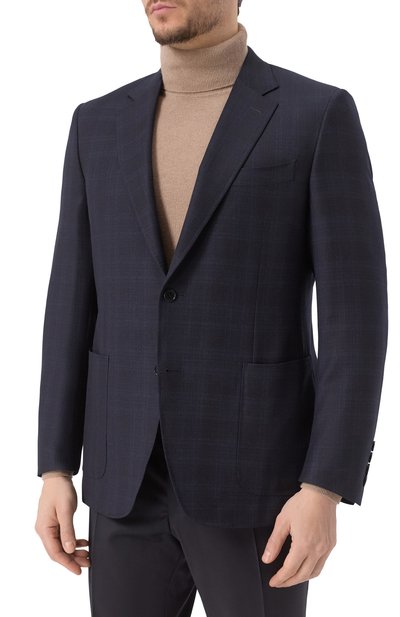 Шерстяной пиджак CANALI, арт. 11288-CF05069, фото 4