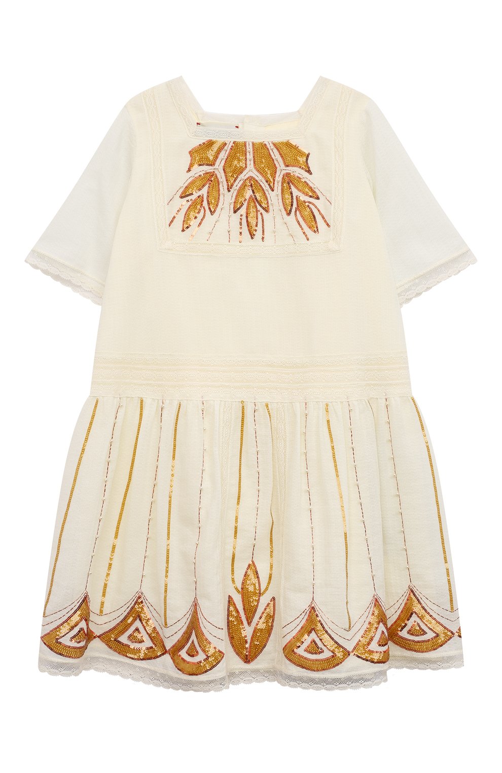 Хлопковое платье GUCCI, арт. 595352 ZADNO, фото 1