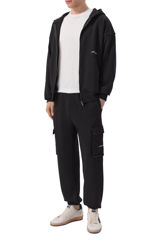 Хлопковая толстовка HINNOMINATE HMABM01510 Чёрный  HMABM01510 Фото 2