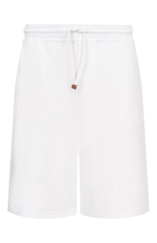 Хлопковые шорты Brunello Cucinelli MW8633318G Белый MW8633318G