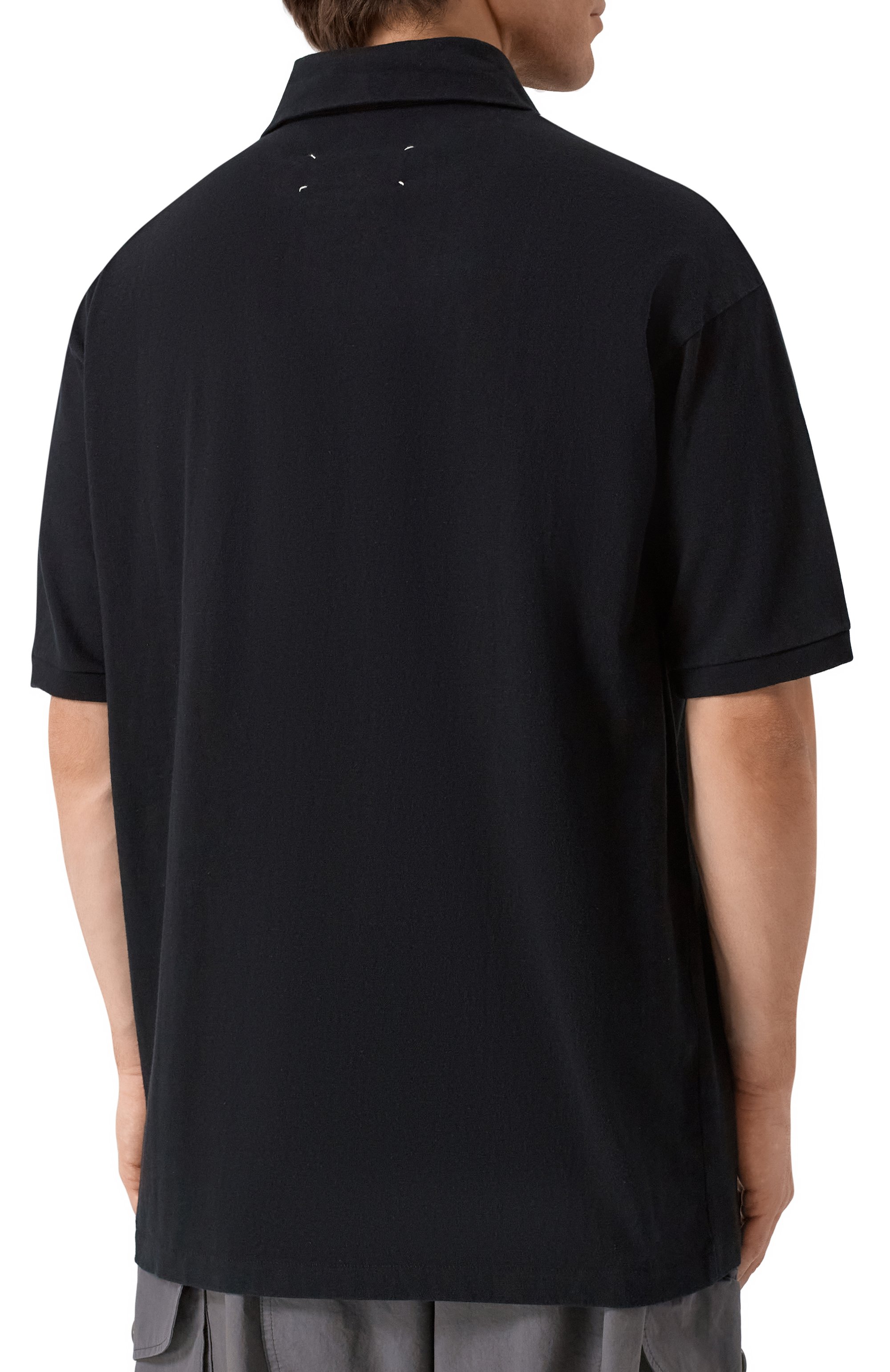 Хлопковое поло MAISON MARGIELA, арт. S50GL0060/M20061, фото 4