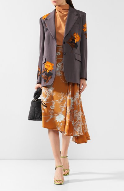 Шелковая юбка DRIES VAN NOTEN, арт. 192-10883-8201, фото 2