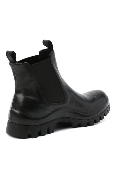 Кожаные челси OFFICINE CREATIVE черного цвета по цене 59200 руб., арт. CLEANTREK/001/FI0RE LUX, фото 4 Кожаные челси OFFICINE CREATIVE, арт. CLEANTREK/001/FI0RE LUX, фото 4