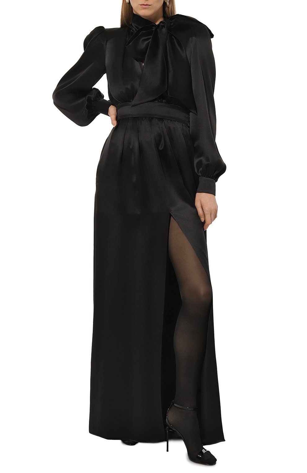 Шелковое платье DOLCE & GABBANA, арт. F6JNST/FU1NU, фото 2