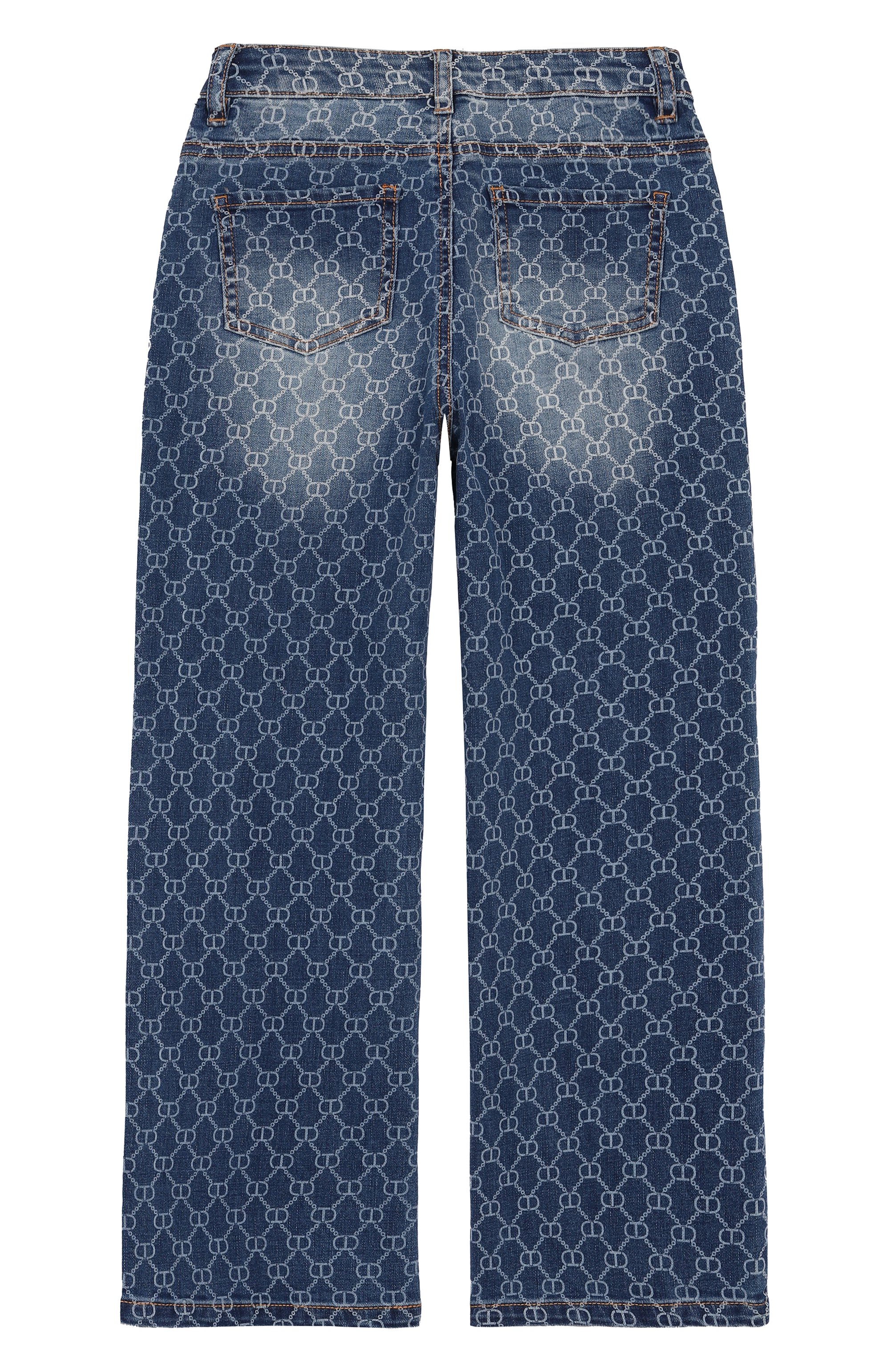 Джинсы TWINSET синего цвета по цене 16650 руб., арт. 251GJ2591/8-16, фото 2 Джинсы TWINSET, арт. 251GJ2591/8-16, фото 2