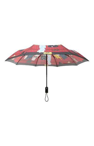 Складной зонт MOSCHINO красного цвета по цене 14300 руб., арт. 9155-0PENCL0SEA, фото 3 Складной зонт MOSCHINO, арт. 9155-0PENCL0SEA, фото 3