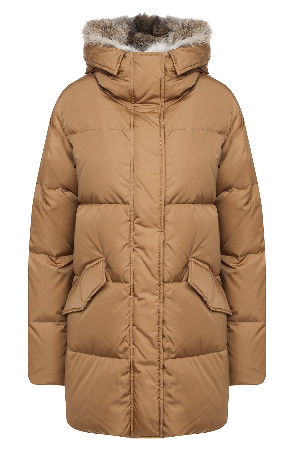 Пуховик LEMPELIUS коричневого цвета по цене 112500 руб., арт. 3000/275RS25, фото 1 Пуховик LEMPELIUS, арт. 3000/275RS25, фото 1