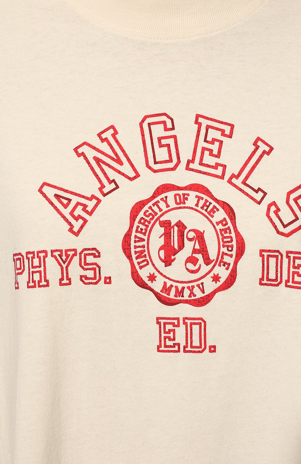 Хлопковое платье PALM ANGELS кремового цвета по цене 43900 руб., арт. PWDB105S22JER0010325, фото 5 Хлопковое платье PALM ANGELS, арт. PWDB105S22JER0010325, фото 5