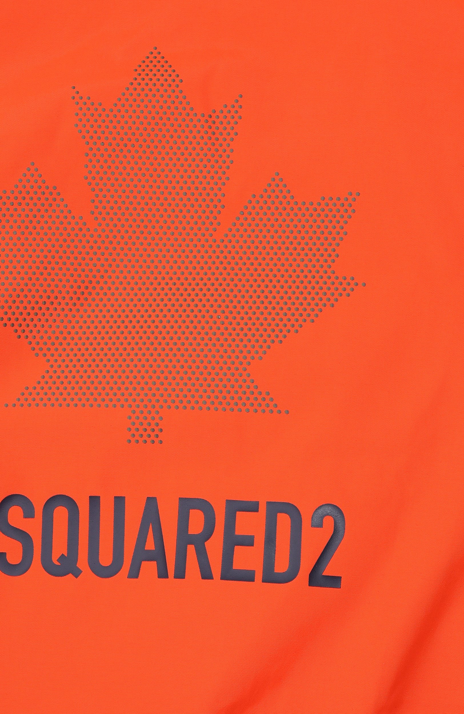 Утепленный бомбер DSQUARED2 оранжевого цвета по цене 42350 руб., арт. DQ3436/D0AIC, фото 3 Утепленный бомбер DSQUARED2, арт. DQ3436/D0AIC, фото 3