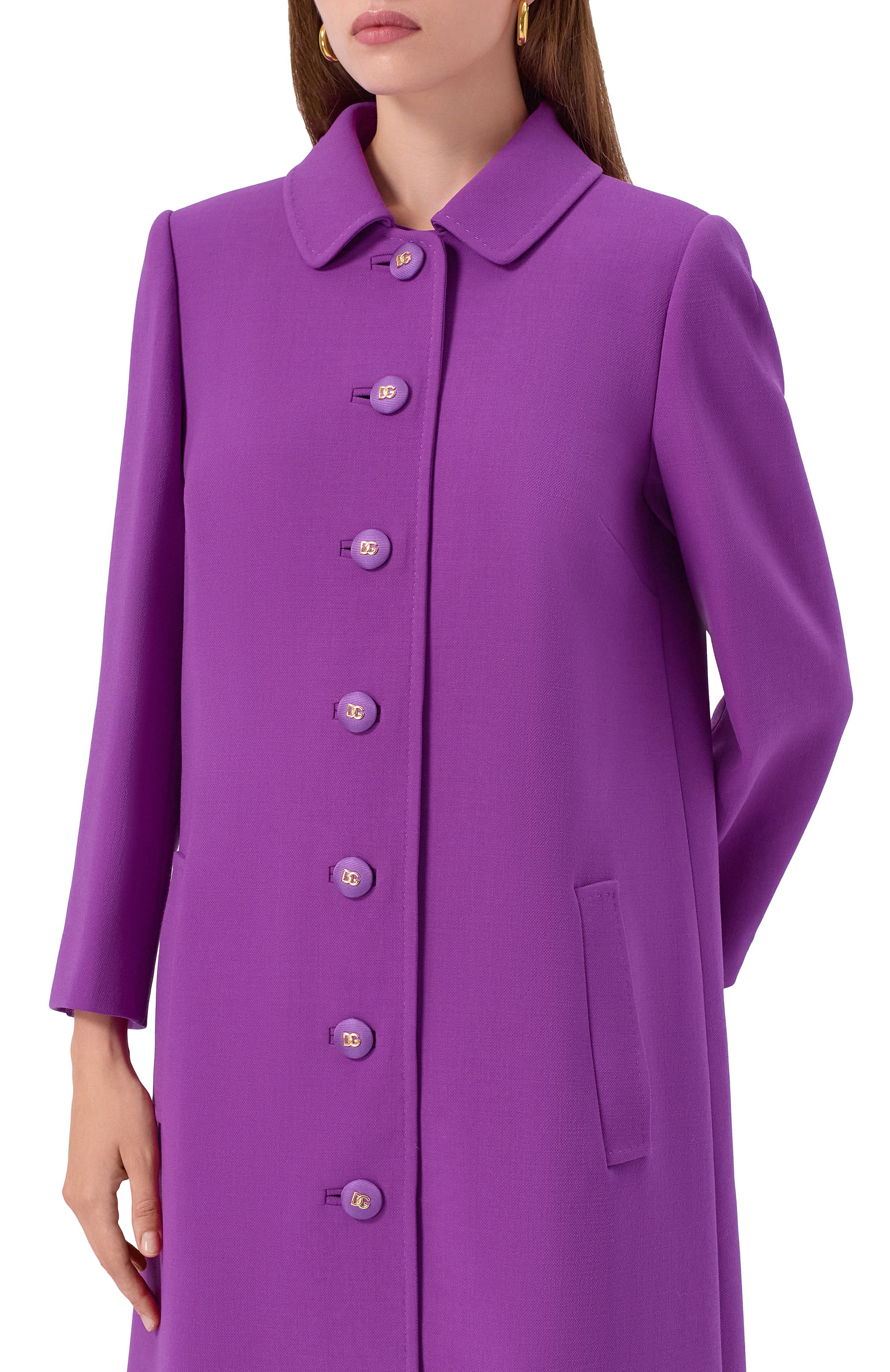 Шерстяное пальто DOLCE & GABBANA, арт. F0C3QT/GDC9H, фото 5