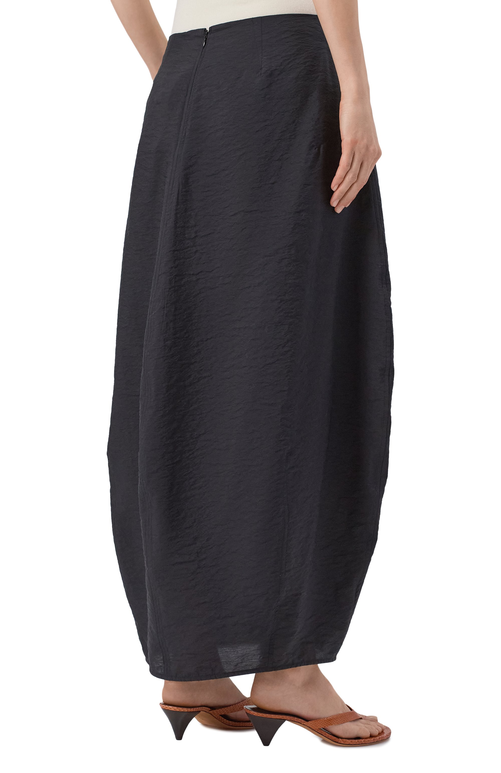 Шелковая юбка TOTEME, арт. 252-WRB0275-FB0368, фото 4