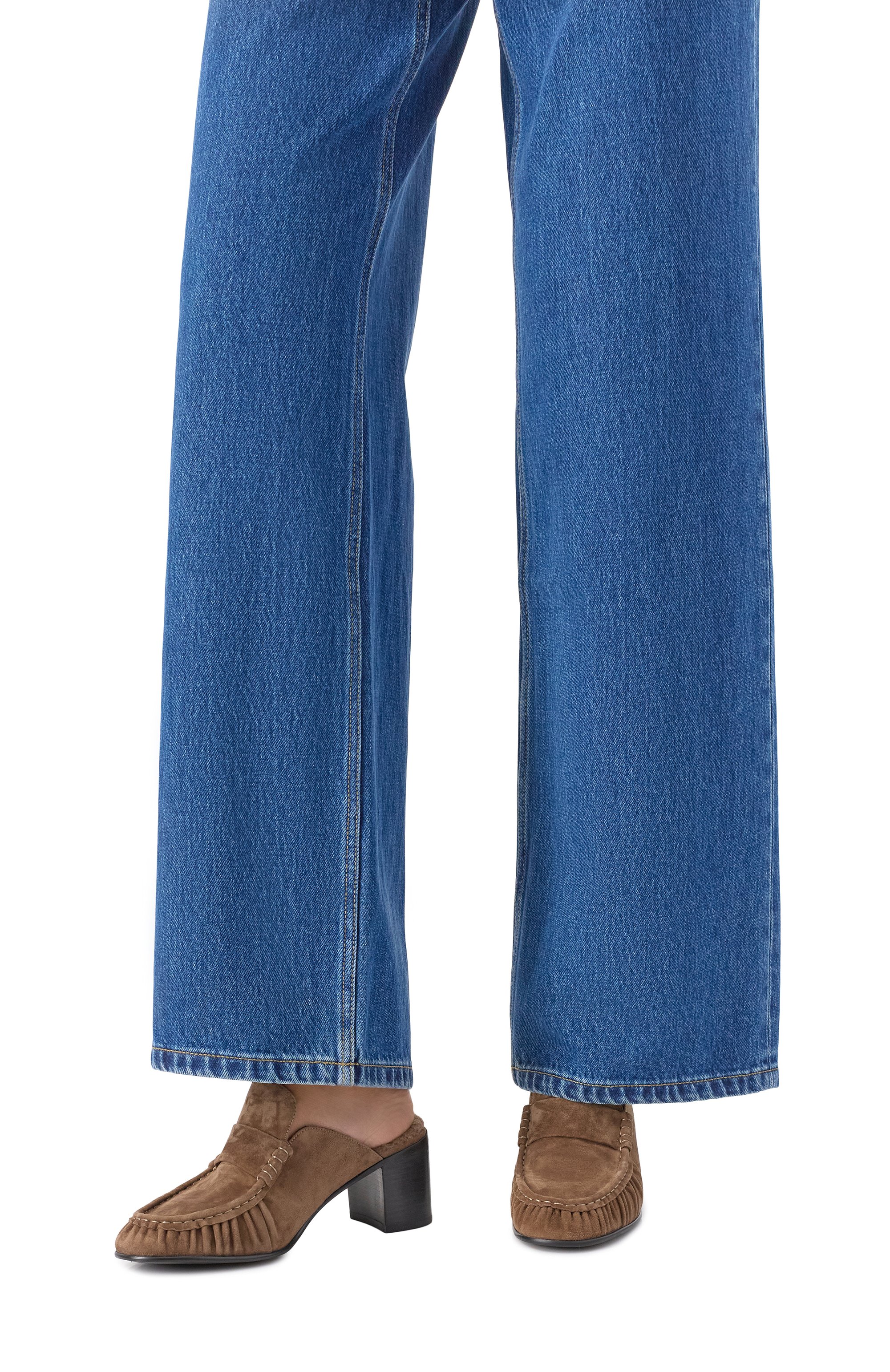 Замшевые мюли 12 STOREEZ коричневого цвета по цене 24000 руб., арт. 132861, фото 2 Замшевые мюли 12 STOREEZ, арт. 132861, фото 2