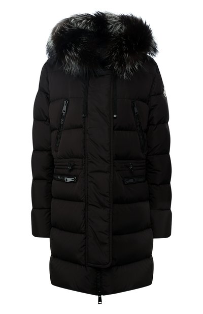 Женский пуховик с меховой отделкой капюшона MONCLER, арт. D2-093-49885-25-54155