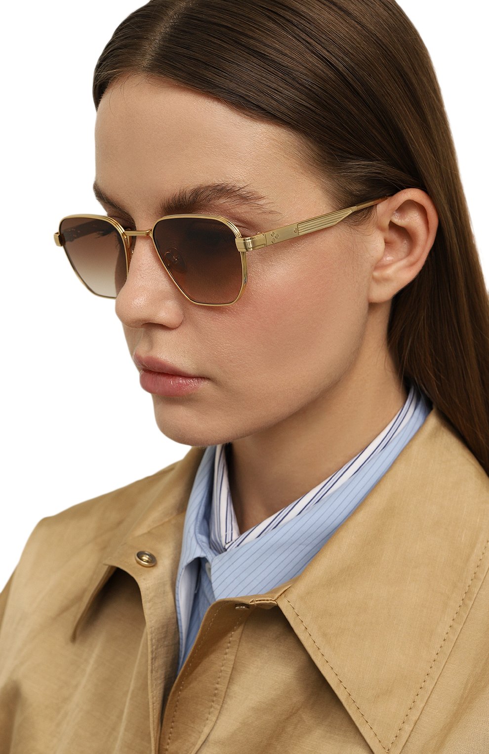 Солнцезащитные очки UNIQUEDESIGNMILANO, арт. SEMPRE IN DUE M1 FUME, фото 2