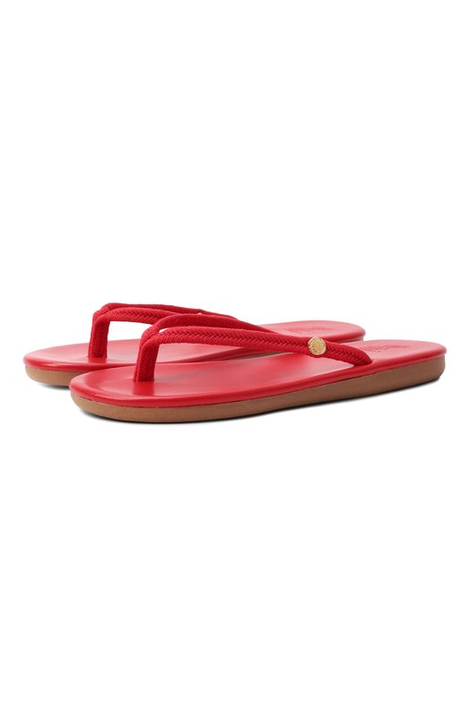 Текстильные шлепанцы Saionara Rope Ancient Greek Sandals SAI0NARA R0PE Красный SAI0NARA R0PE