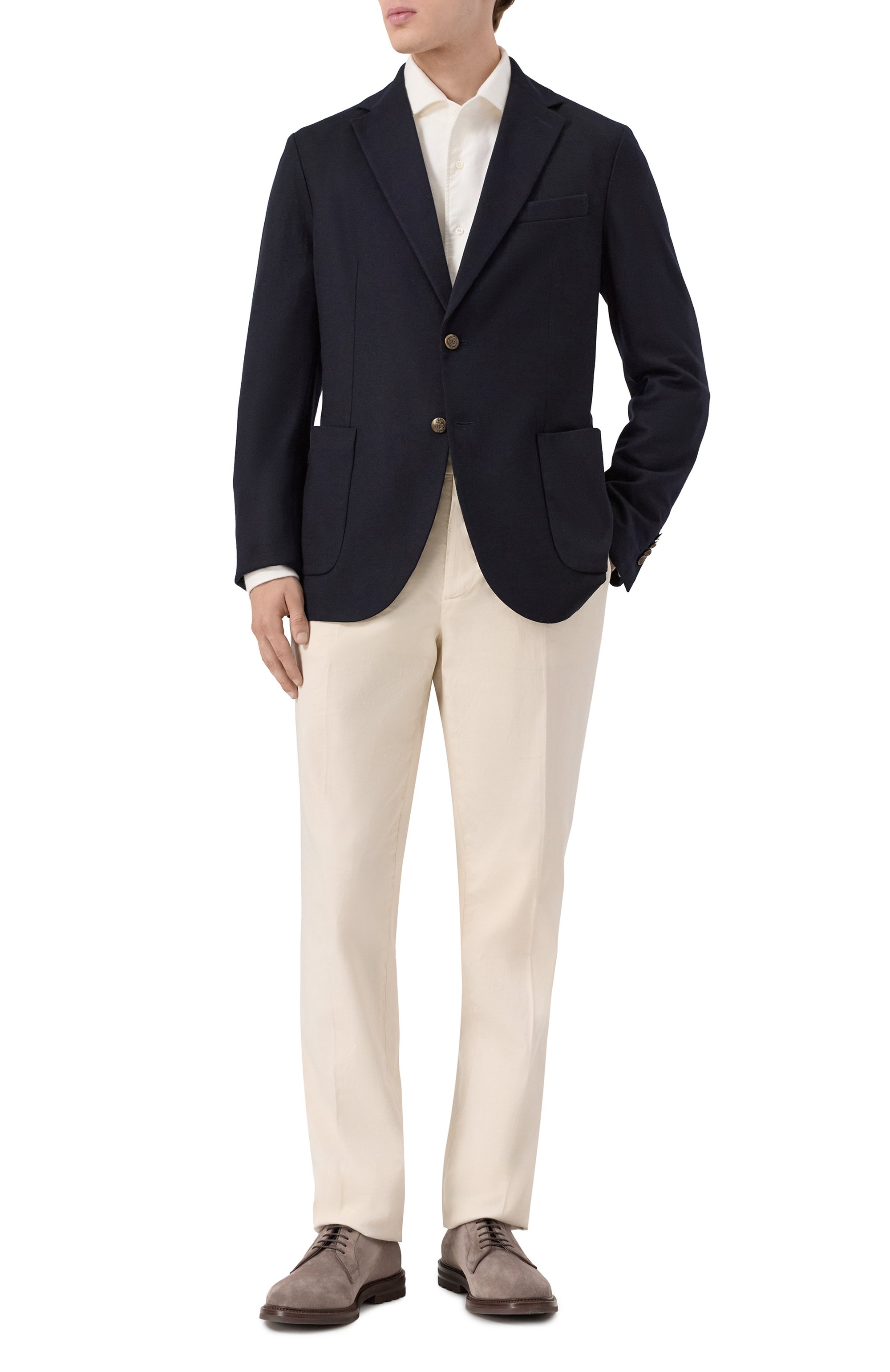 Замшевые дерби BRUNELLO CUCINELLI, арт. MZUPEAX810, фото 2