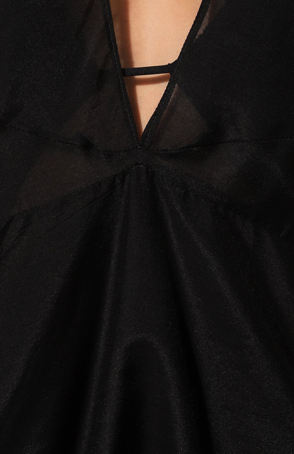 Туника из хлопка и шелка LILA EUGENIE черного цвета по цене 42050 руб., арт. 2324 MINI, фото 5 Туника из хлопка и шелка LILA EUGENIE, арт. 2324 MINI, фото 5