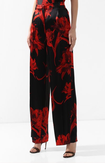 Шелковые брюки ROBERTO CAVALLI, арт. IQT216/SZP68, фото 3