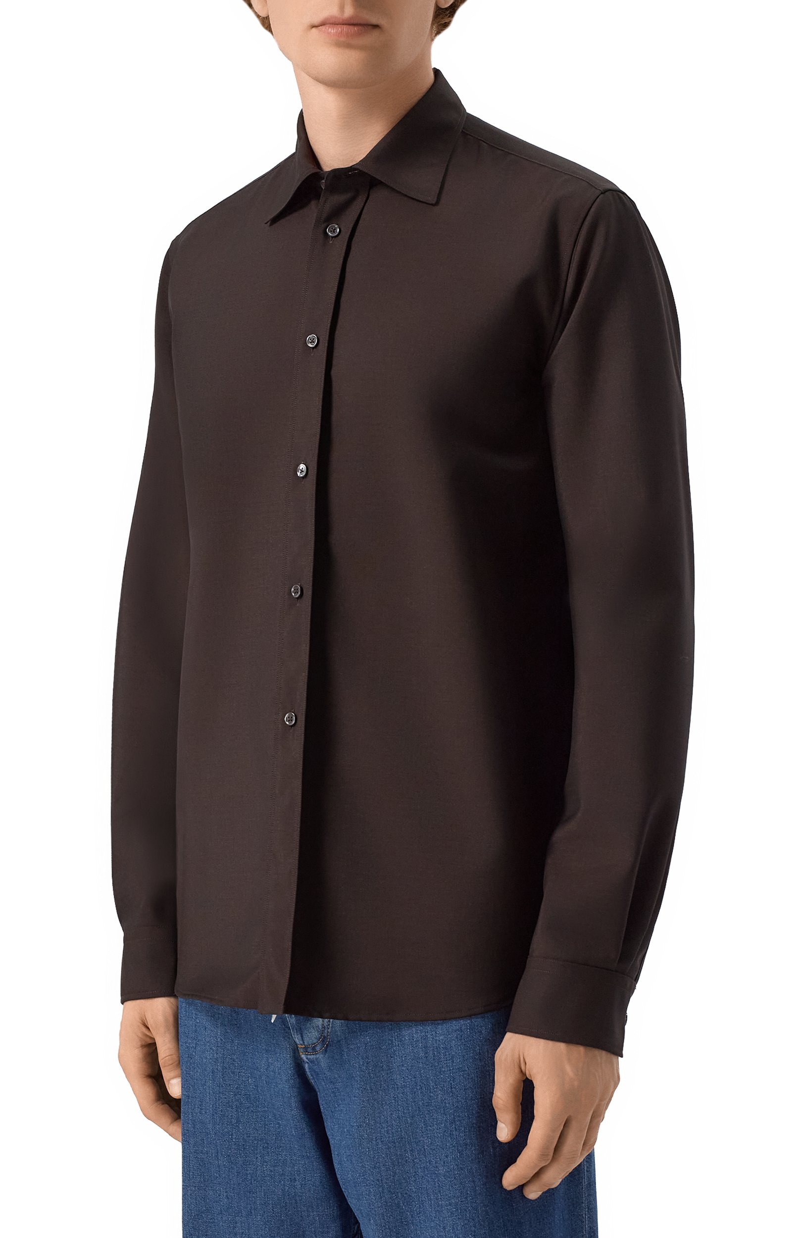 Шерстяная рубашка JIL SANDER, арт. J22DL0401/J41444, фото 3