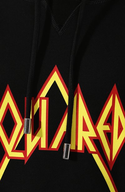 Хлопковое худи DSQUARED2 черного цвета по цене 41300 руб., арт. S72GU0233/S25042, фото 5 Хлопковое худи DSQUARED2, арт. S72GU0233/S25042, фото 5
