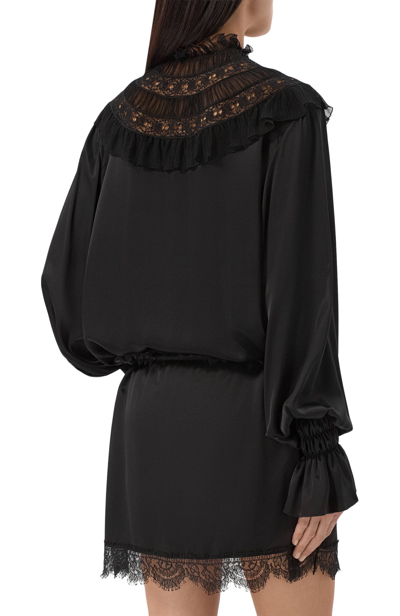 Атласное платье ANN DEMEULEMEESTER, арт. B0014415/FA134, фото 3