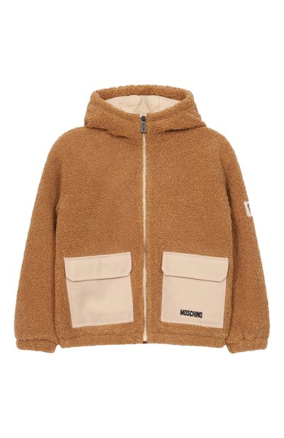 Мужская куртка из экомеха MOSCHINO, арт. HUA008/LIA00/10-14