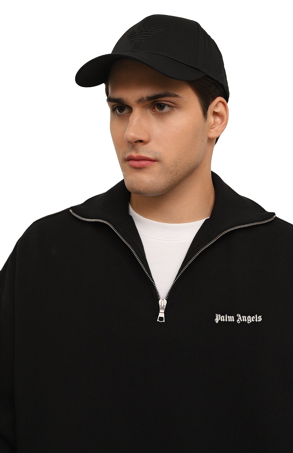 Хлопковая бейсболка EMPORIO ARMANI, арт. 230102/4R500, фото 2