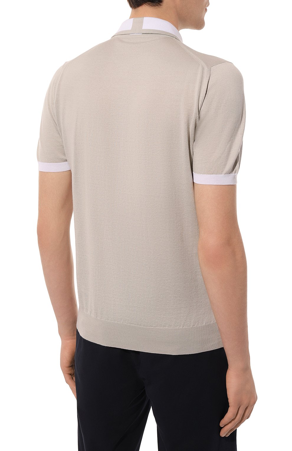 Хлопковое поло KITON, арт. UK571, фото 4
