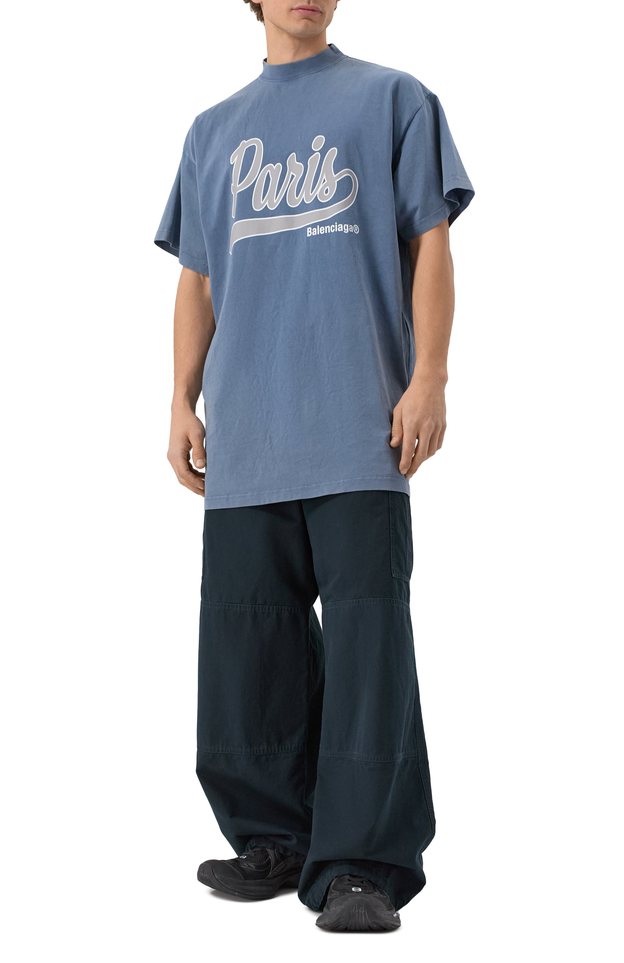 Хлопковая футболка BALENCIAGA, арт. 787349/TRVM1, фото 2
