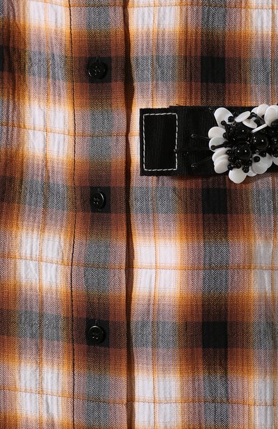 Хлопковая рубашка DOROTHEE SCHUMACHER, арт. 448301/FRAGMENTED CHECKS, фото 5