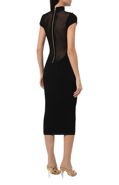 Платье из вискозы BALMAIN, арт. AF0RK025KE17, фото 4