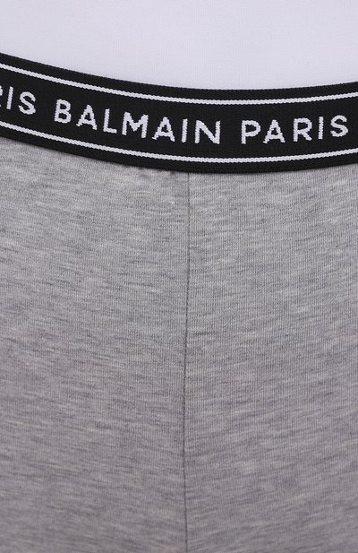 Хлопковые легинсы BALMAIN, арт. BPN095140, фото 5