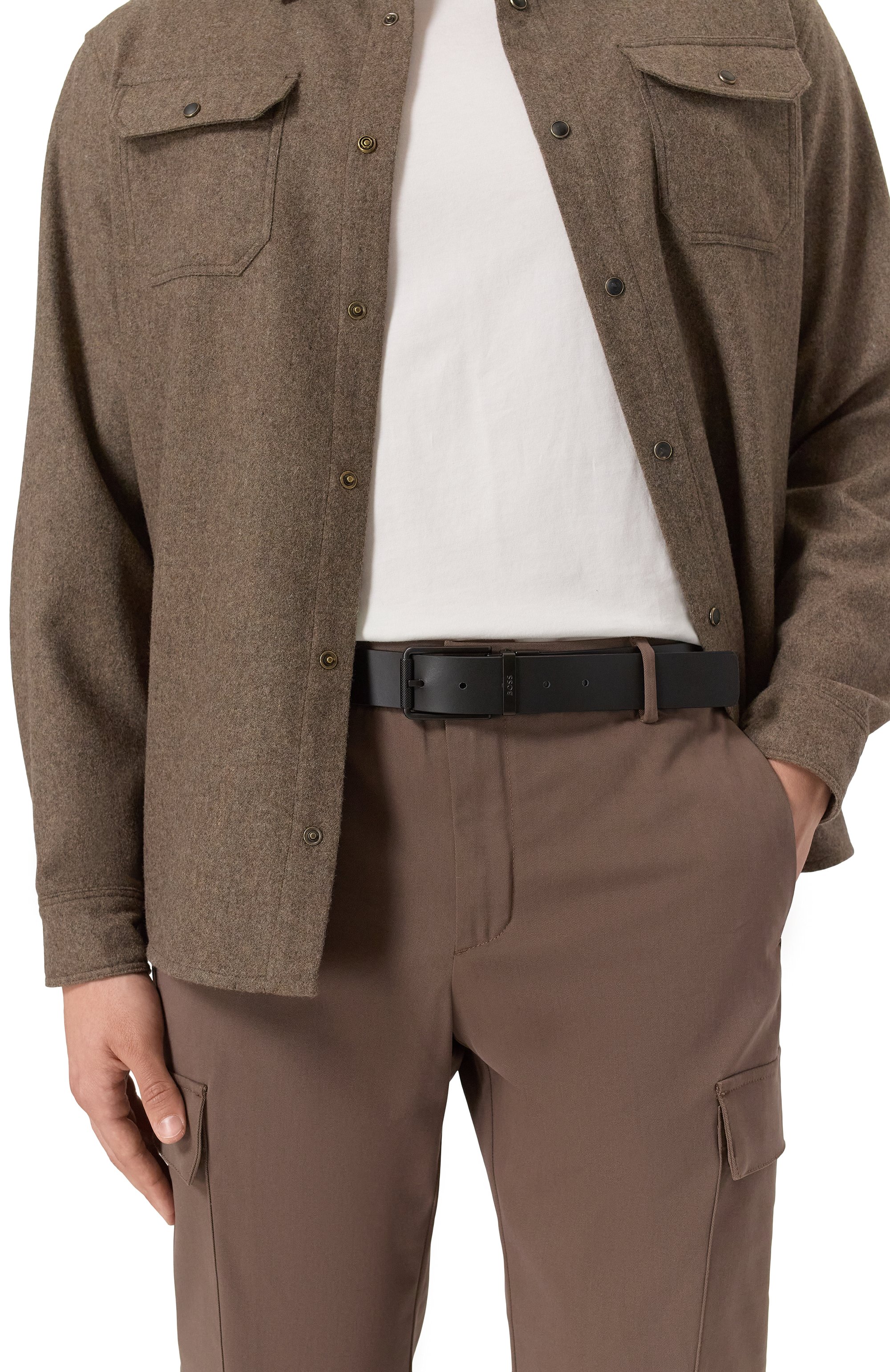 Двусторонний ремень BOSS, арт. 50537113, фото 3