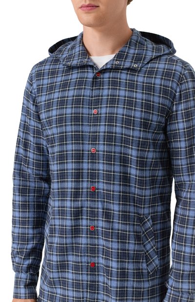 Хлопковая рубашка KITON, арт. UMCMARH0865005, фото 5