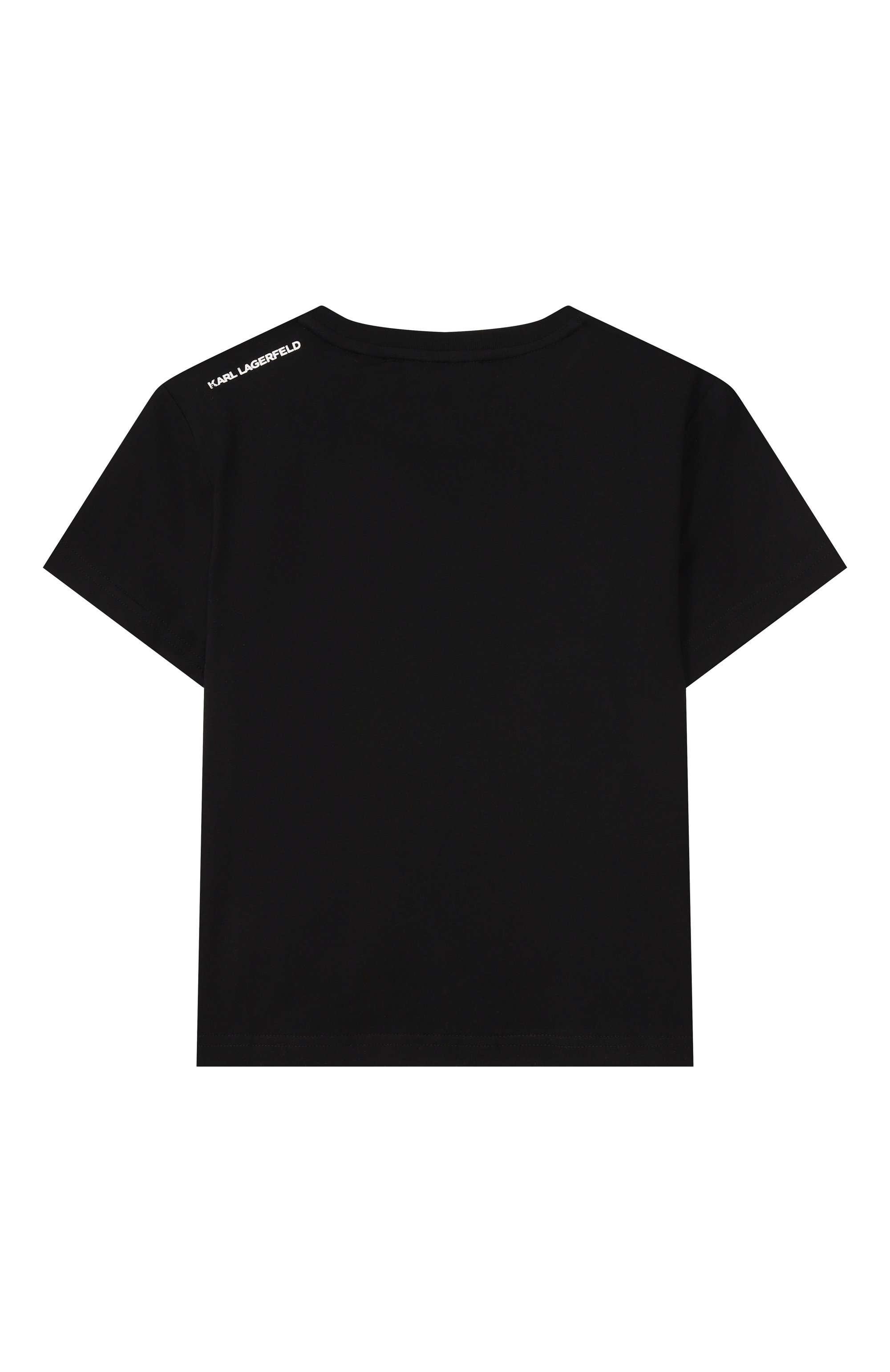 Хлопковая футболка KARL LAGERFELD KIDS, арт. Z31094, фото 2