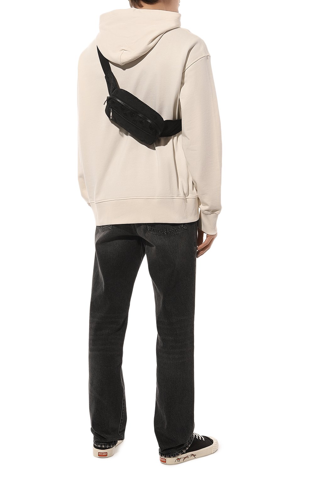 Текстильная поясная сумка ALEXANDER MCQUEEN черного цвета по цене 79950 руб., арт. 704322 1AAAK, фото 7 Текстильная поясная сумка ALEXANDER MCQUEEN, арт. 704322 1AAAK, фото 7