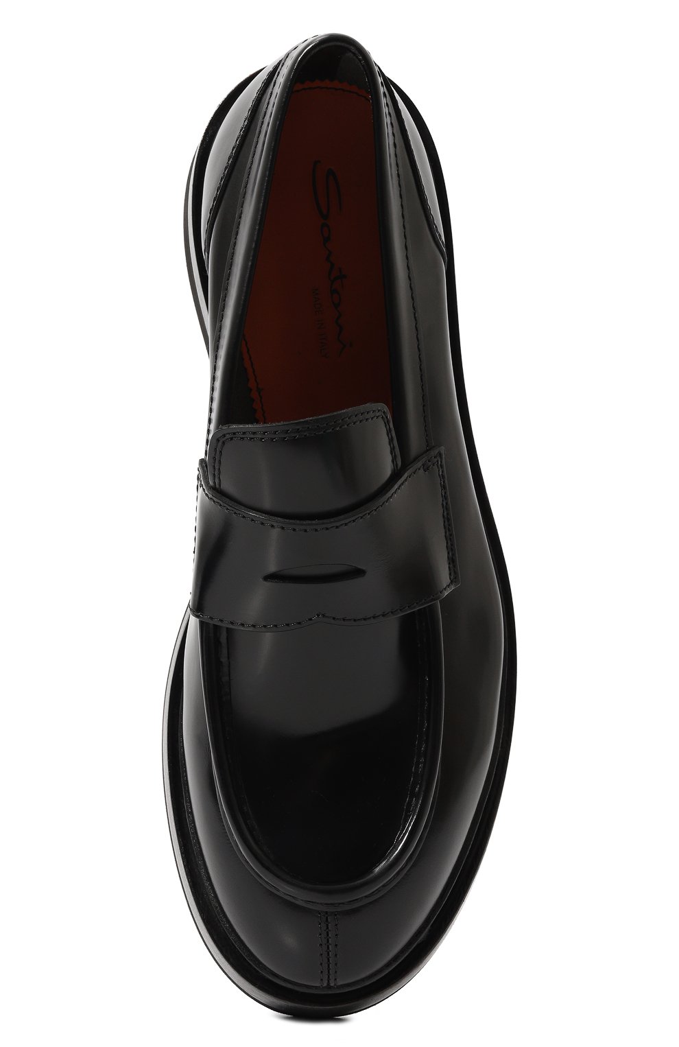 Кожаные пенни-лоферы alfie SANTONI, арт. MCAG18365JW6SN0V, фото 6